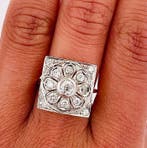 Sans prix de réserve - Bague - 18 carats Or jaune, Or blanc