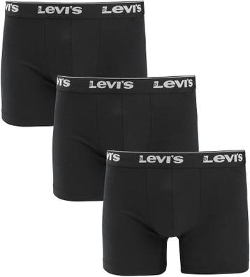 Levis Boxershorts 3-Pack Uni Zwart maat L Heren, Verzenden, Zwart, Levi's, Boxer
