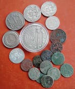 Polen. Lot of 19 coins, incl. silver, various periods &, Postzegels en Munten