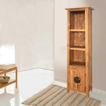 vidaXL Badkamerkast vrijstaand 48x32x170 cm massief, Huis en Inrichting, Verzenden, Nieuw
