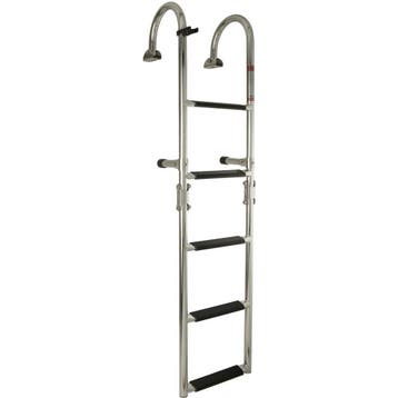 Opvouwbare Zwemtrap Rvs 5 Treden 111x25cm, Watersport en Boten, Bootonderdelen, Ophalen of Verzenden, Nieuw