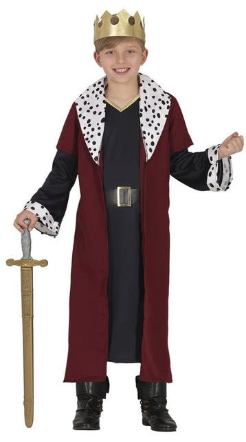 Koning Kostuum Jongen, Verzenden, Nieuw