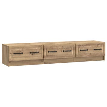 vidaXL TV Kast Artisanaal eiken 147 x 34,5 x 27 cm Bewerkt, Verzenden, Nieuw