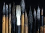 Japanese - Beeld, Set of 29 / Calligraphy brush / Japanese