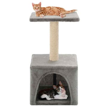 vidaXL Kattenkrabpaal met sisal krabpaal 55 cm grijs, Dieren en Toebehoren, Verzenden, Nieuw