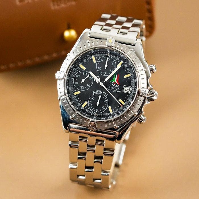 Breitling - Chronomat P.A.N. Frecce Tricolori Ltd. Ed. -, Handtassen en Accessoires, Horloges | Heren