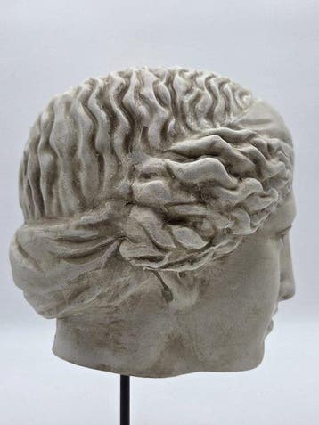 sculptuur, Testa di Venere - 34 cm - marmerpoeder