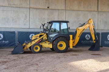 Veiling: Graaf-laadcombinatie New Holland B80B-SS Diesel 72k, Ophalen