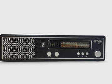 Elman – 1970s Space Age / Modernist AM/FM Radio – Circular