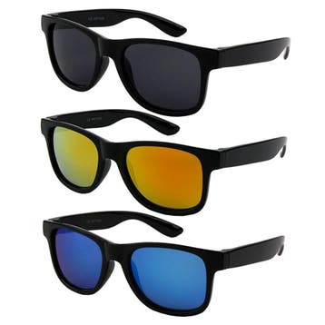 Fako Sunglasses - Kinder Zonnebrillen Set - Zwart - Blauw -, Handtassen en Accessoires, Zonnebrillen en Brillen | Dames, Verzenden