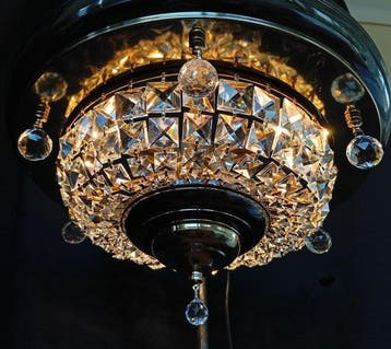 Plafonnier - Cristal, Laiton - Luxueux
