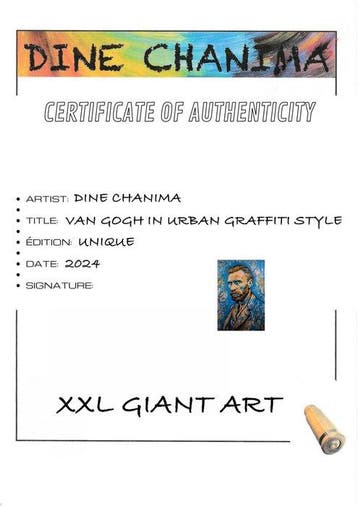 Dine Chanima (XX-XXI) - Van Gogh in Urban Graffiti Style