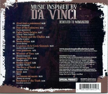 Jan Kisjes - Music Inspired By Da Vinci, Verzenden, Gebruikt
