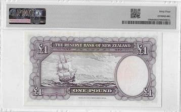 Nieuw-Zeeland. - 1 Pound - ND (1960-67) - Pick 159d (Zonder