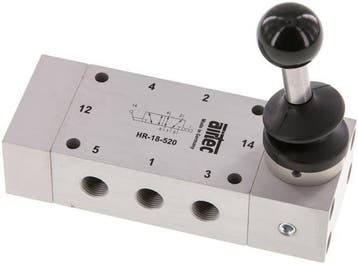5/2 G1/8  Handbediend Hefboom Ventiel Detent, Doe-het-zelf en Bouw, Verzenden, Nieuw