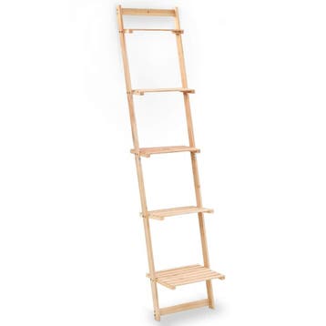 vidaXL Wandrek ladder 41,5x30x176 cm cederhout, Verzenden, Nieuw