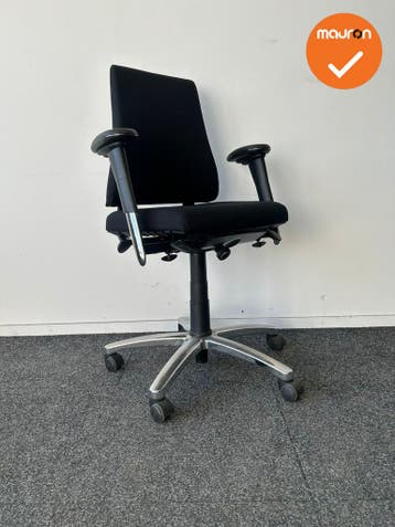 BMA Axia 2.2 - 8N 3D armpads - hoge rug - nieuwe zwarte stof, Werkplek, Ophalen of Verzenden, Gebruikt, Stoel