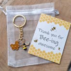 Sleutelhanger met cadeauzakje en mini kaartje - Thank You..., Ophalen of Verzenden