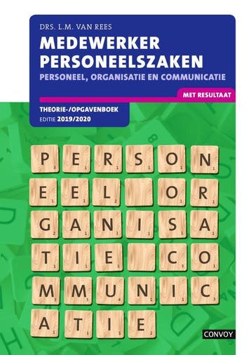 Medewerker personeelszaken Theorie-/opgavenboek 2019-2020, Verzenden, Gelezen, L.M. van Rees