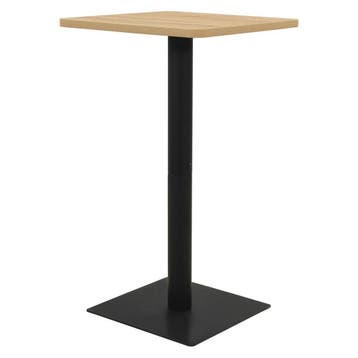 Bartafel eiken - Retour deal, halve prijs! Snel zijn, Tuin en Terras, Verzenden, Zo goed als nieuw, Vierkant, Overige materialen