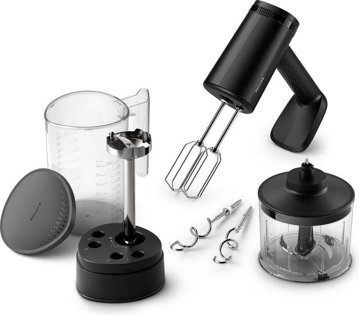 Philips Handmixer Set HR3781/20 500 Watt - Incl Hakmolen,, Elektronische apparatuur, Keukenmixers, Zo goed als nieuw, Verzenden