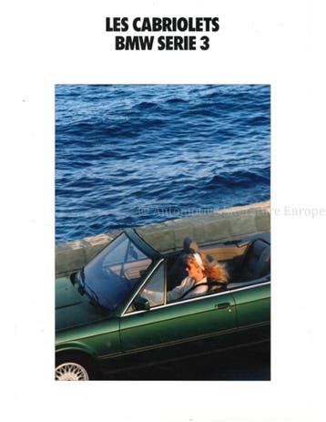1992 BMW 3 SERIE CABRIOLET BROCHURE FRANS, Nieuw