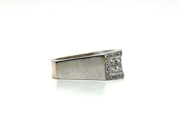 Ring - 18 karaat Witgoud - 1.34ct. tw. Diamant (Natuurlijk), Nieuw