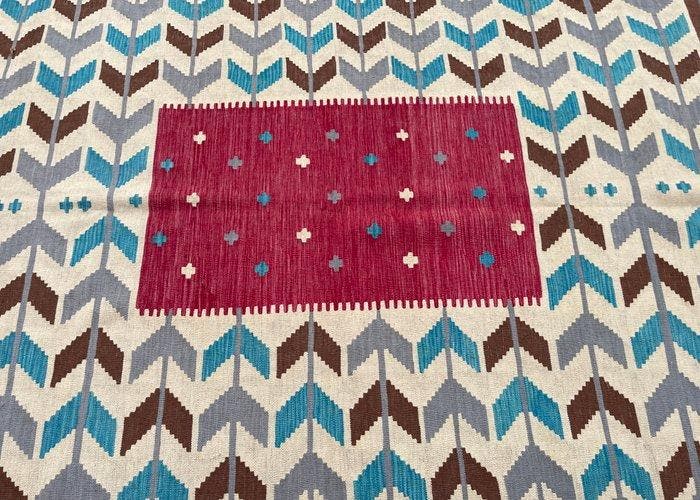 Designer Kelim - Kelim - 241 cm - 165 cm, Huis en Inrichting, Stoffering | Tapijten en Vloerkleden