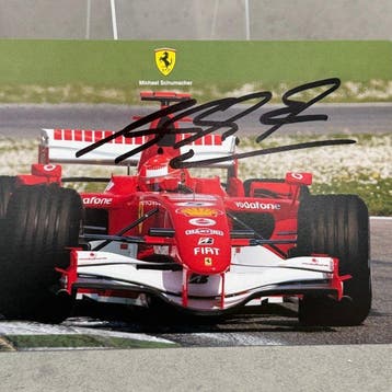Ferrari - Official fan card 2006 n 2458/06 signed - Michael