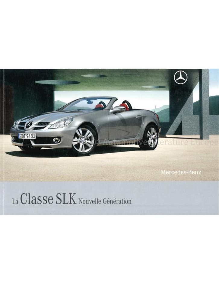 2008 MERCEDES BENZ SLK KLASSE BROCHURE FRANS, Boeken, Auto's | Folders en Tijdschriften