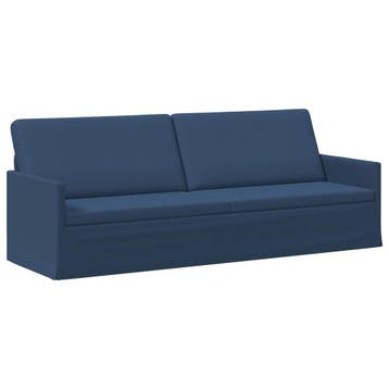 vidaXL 3-zits sofa Blauw 220 x 81 x 82 cm Stof, Verzenden