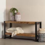 Tv-meubel Mangohout Britt 150 cm, Huis en Inrichting, Kasten |Televisiemeubels, Verzenden, Nieuw, Overige houtsoorten, Industriële meubels