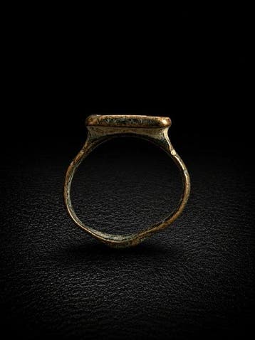 Islamitisch Brons Ring - 10e tot 13e eeuw na Christus