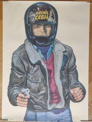 Malik (William Tai) - 2 poster-bersaglio vintage da poligono