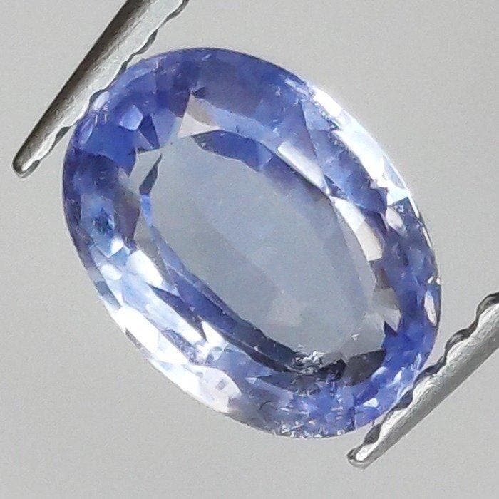 1 pcs Blauw Saffier - 1.48 ct - Antwerp Laboratory for, Handtassen en Accessoires, Edelstenen