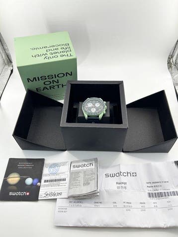 Omega x Swatch - MoonSwatch - Mission on Earth - Sans prix, Nieuw