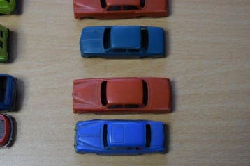 onbekende merken H0 - Modeltreinlandschap (75) - 72 autos, Hobby & Loisirs créatifs