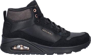 Skechers Uno - Stacre Shine Dames Sneakers - Zwart Maat 41, Kleding | Dames, Verzenden, Nieuw
