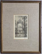 Anton Pieck (1895-1987) - Hofje van Nieuwkoop in Den Haag, Antiquités & Art
