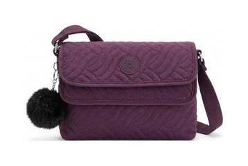 Kipling Schoudertas Paars, Verzenden, Zo goed als nieuw, Paars