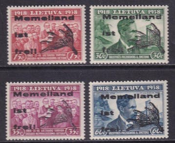 Memel 1939 - Lokalausgabe: Deutsche Verwaltung (ab