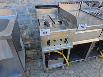 RVS dubbele gasfriteuse  MBM, Zakelijke goederen