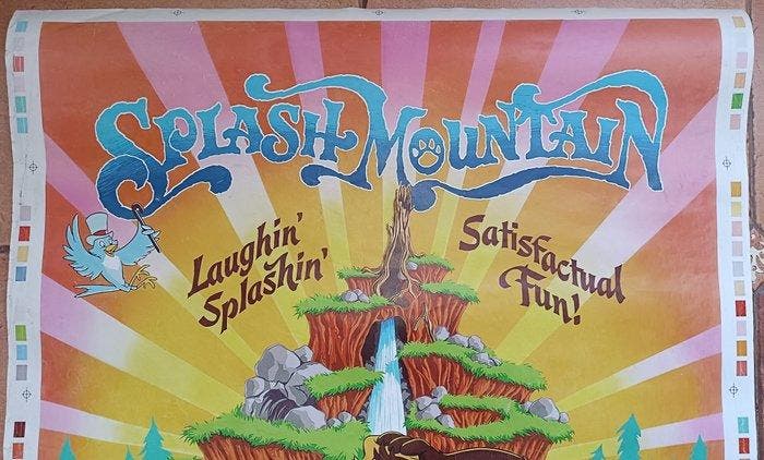 Wanddecoratie - Walt Disney World - Splash Mountain, Collections, Disney