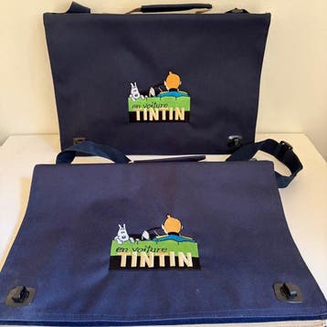 Tintin - 5 Various merchandise objects - Lot : 2 Sacs ,, Nieuw