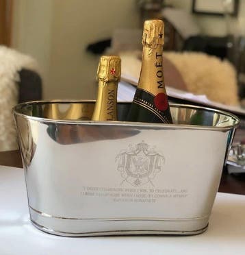 Champagne koeler - Aluminium, Staal