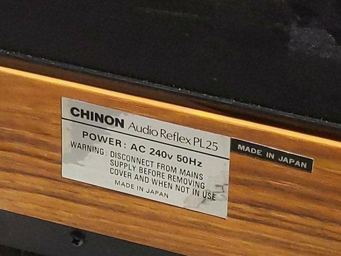 Chinon - PL25 Platenspeler, TV, Hi-fi & Vidéo, Radios