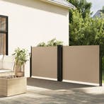vidaXL Windscherm uittrekbaar 140x1200 cm beige, Jardin & Terrasse, Verzenden