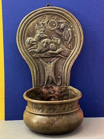 Folgaria 80 45cm - Aquamanile - Messing, Koper - heilige