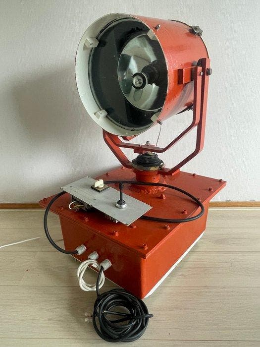 D.H.R.- De Haan Rotterdam - Lampe - Métal, Acier, Aluminium,, Antiquités & Art, Antiquités | Éclairage