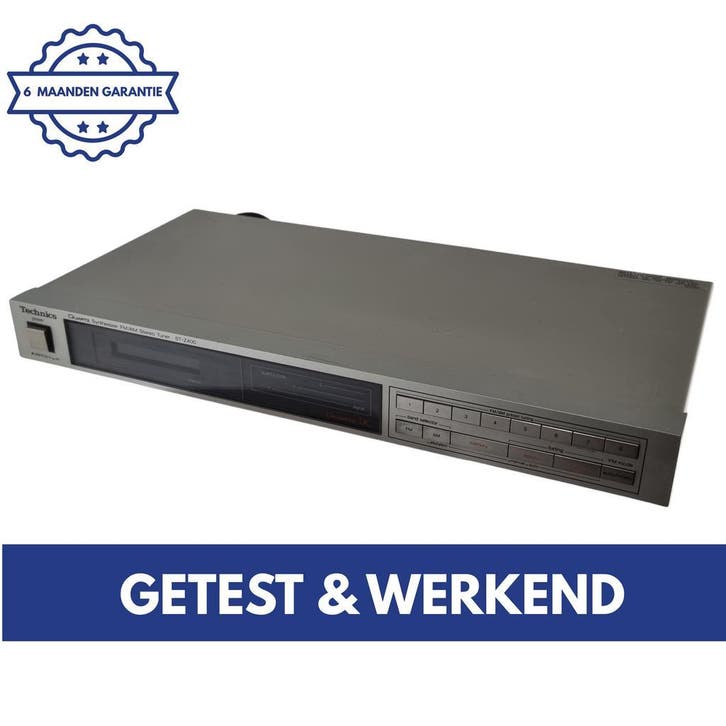 Technics ST-Z400 | Tuner | Radio Tuner | FM AM Tuner | Werkt, Audio, Tv en Foto, Radio's, Gebruikt, Overige typen, Verzenden
